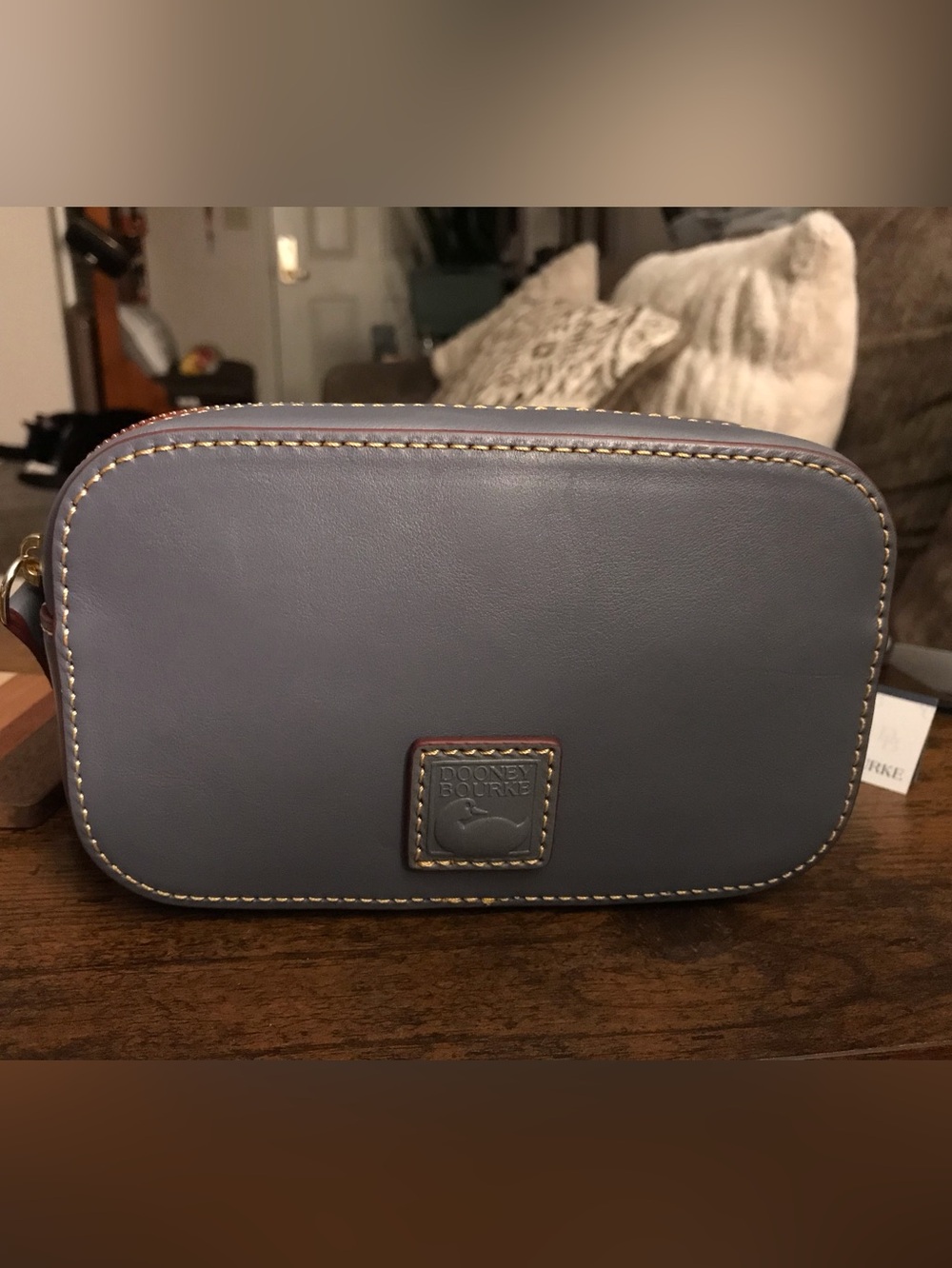 Dooney & Bourke Steel Blue Florentine Belt Bag NWT 🔥